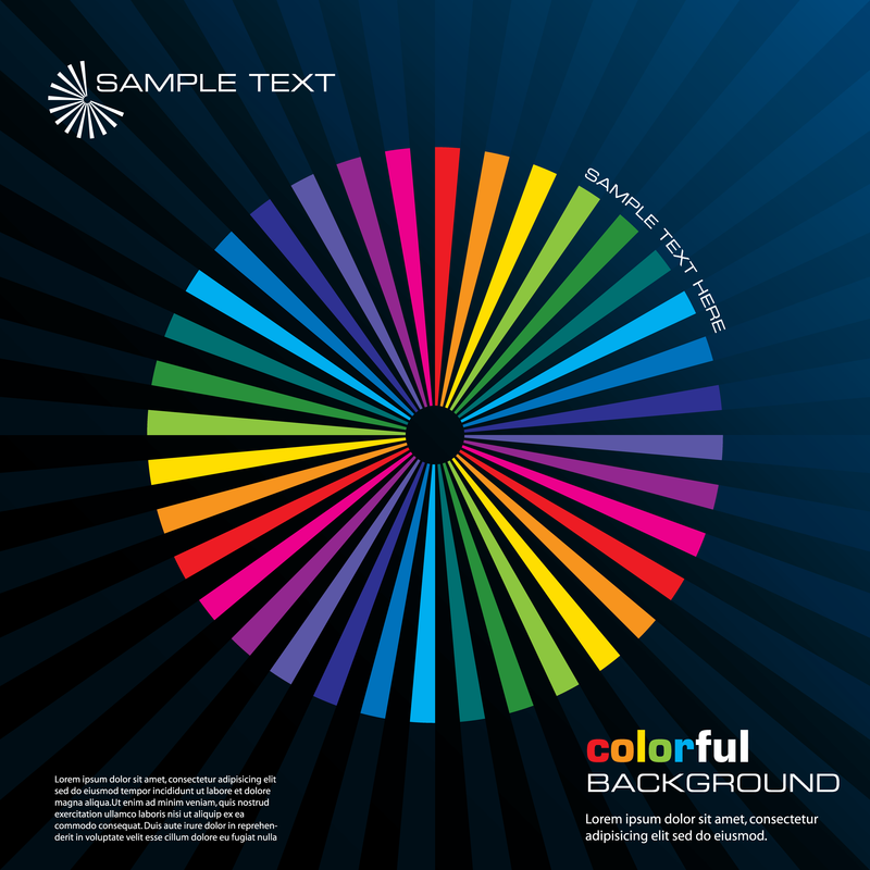 Farblinien 01 Vektor