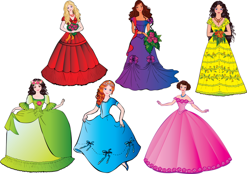 Linda princesa 01 vector Linda princesa 01 vector