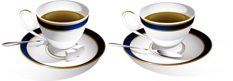 Ein Paar Kaffeetasse ClipArt