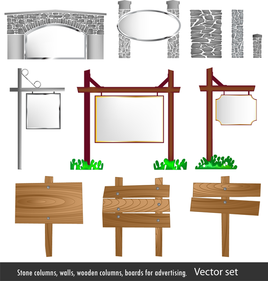 Patio de estilo europeo vector de elementos - Descargar vector