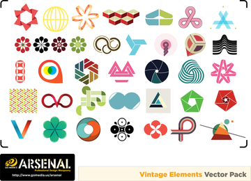 Gráficos vectoriales de moda producidos por Gomedia