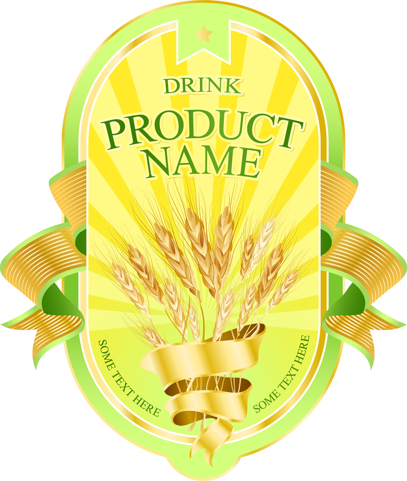 Diseño de etiqueta de producto 04 Vector