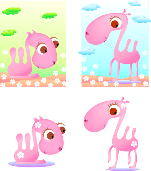 Vector rosa camello Vector rosa camello