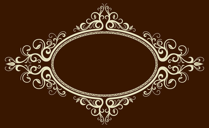 Vector de frontera europea oval