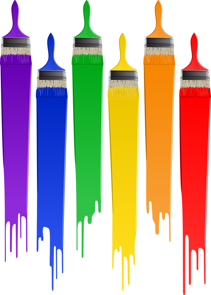Paint Brushes Vector Collection Vector Download