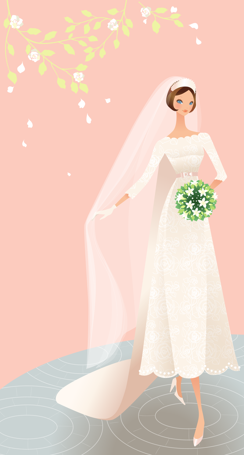 Gráfico de vetor de casamento 35