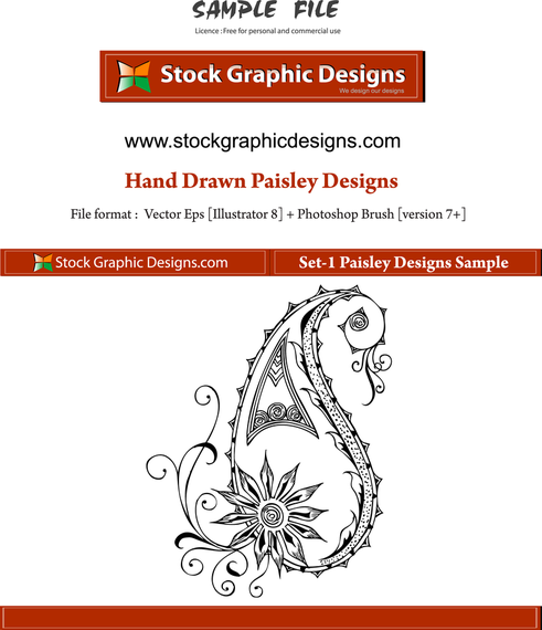 Vector Paisley Designs Vector Paisley Designs