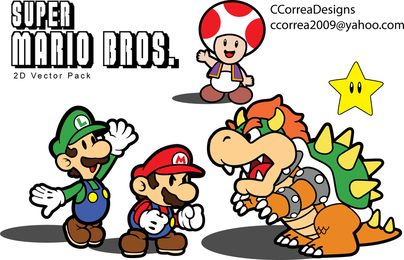 Super Mario Vector set