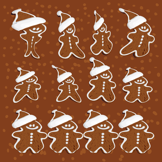 Gingerbread Man Vectors Gingerbread Man Vectors