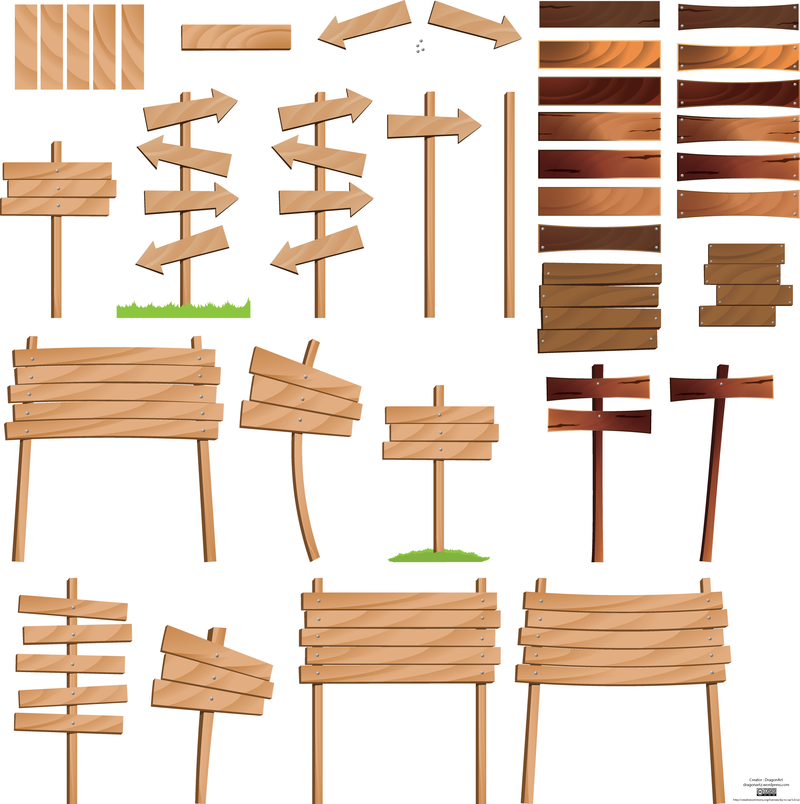 Placas de madeira