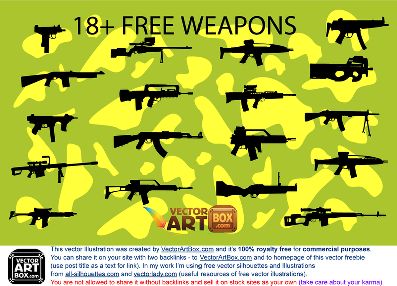 18 Free Weapons 18 Free Weapons