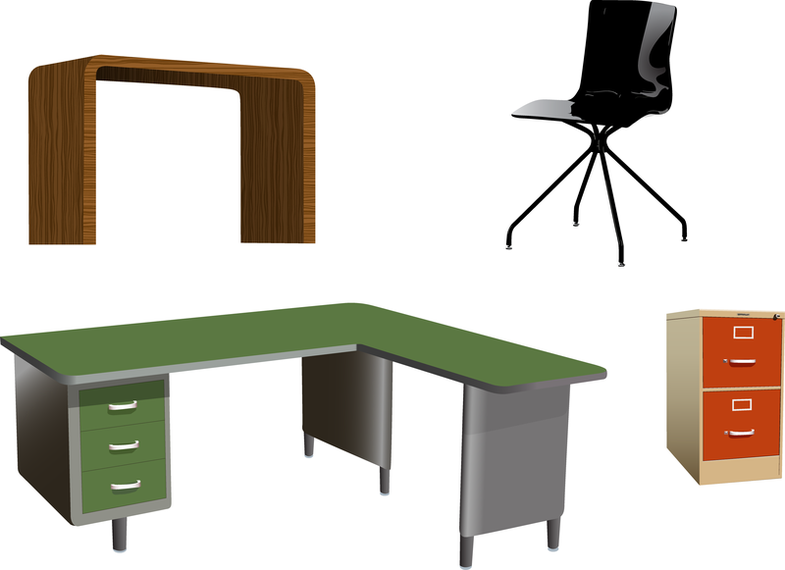 Office Furniture Vectors Vector download