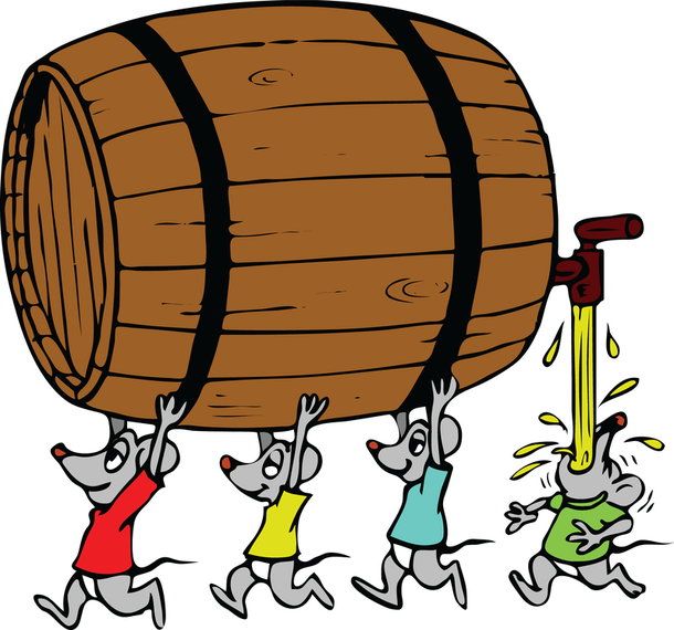 Mice Carrying Barrel Mice Carrying Barrel