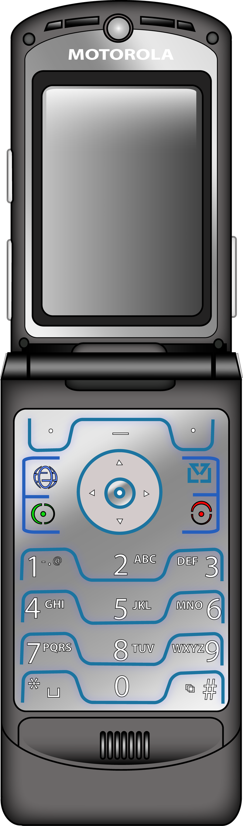 Motorola Vector geöffnet