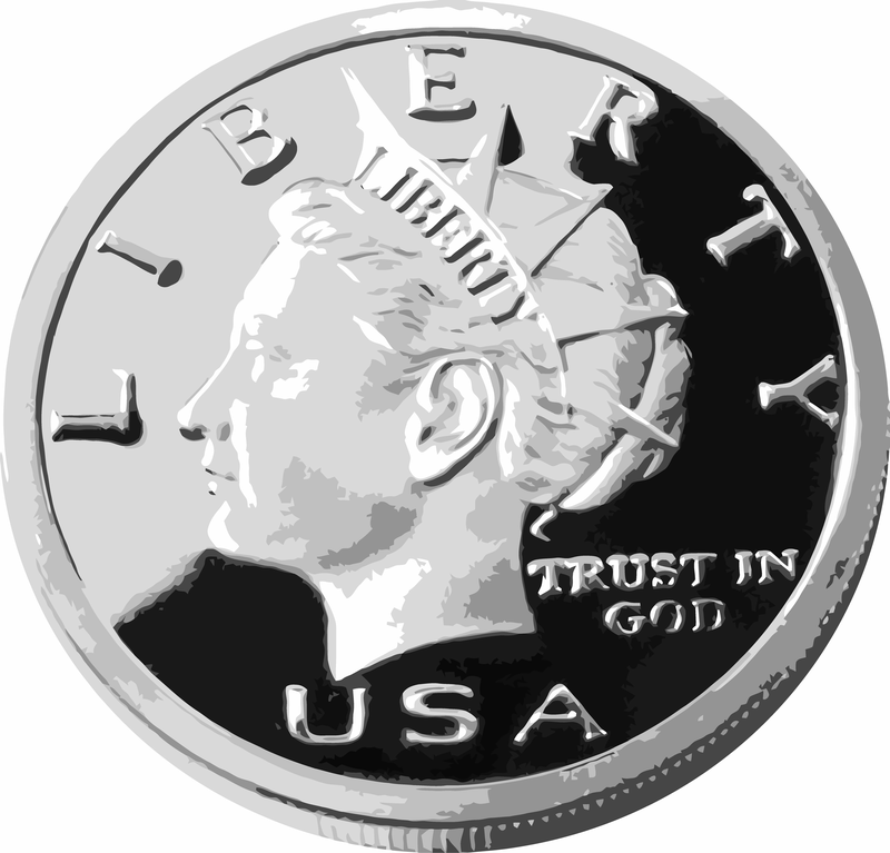 25 centavos 2 monedas de EE. UU.