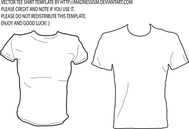Tee Shirt Vector By M