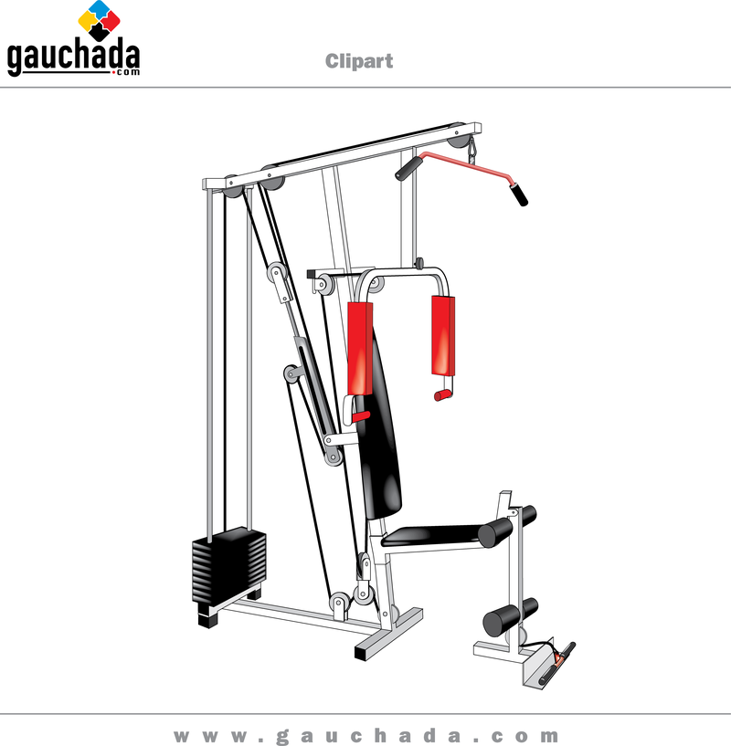Pump Exercise Machine Vector