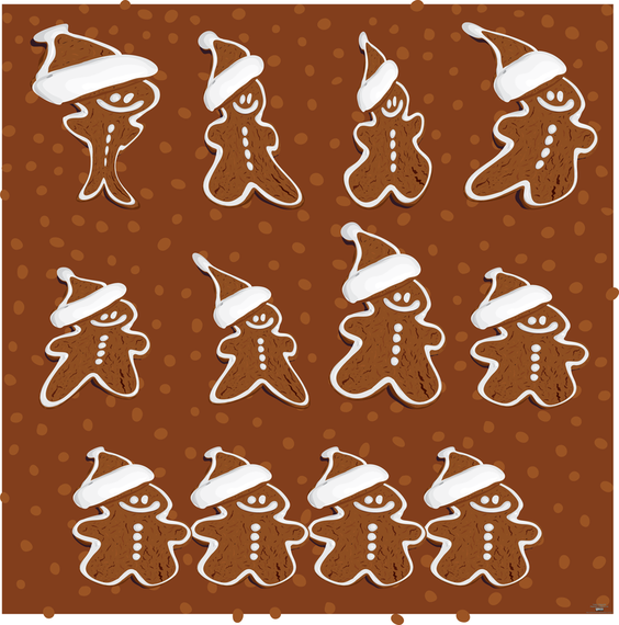 Galletas de jengibre vector Galletas de jengibre vector