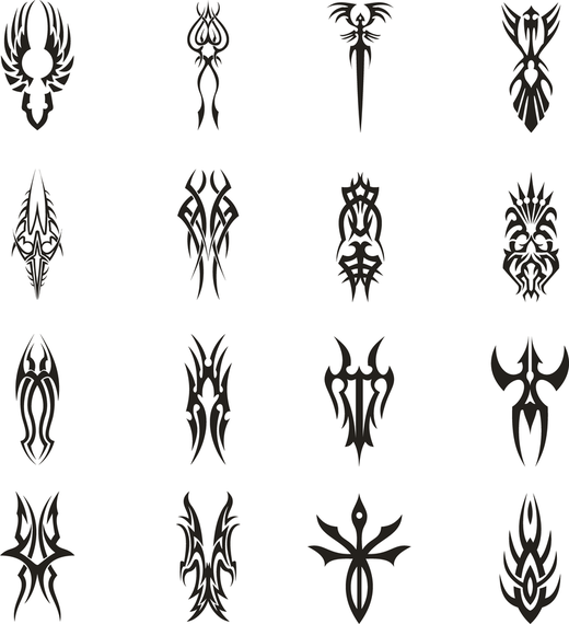 Tatuaje vector set 2 Tatuaje vector set 2