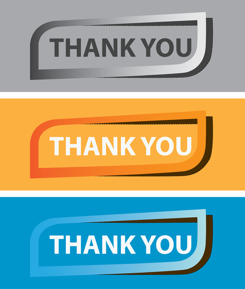 Free Vector Thank You Tag - Vector download