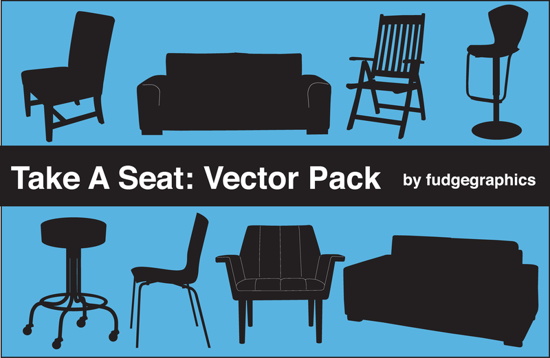 Nehmen Sie ein Seat Vector Pack