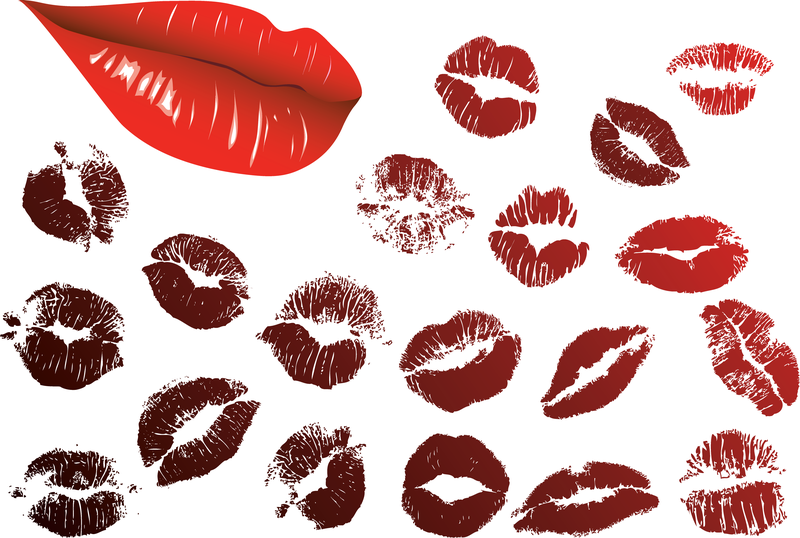 Vektor Lippen Kuss Vektor Lippen Kuss