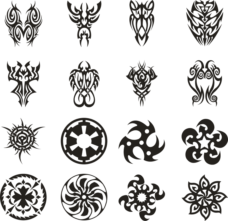 Tattoo Vector Set 3 - Vector download