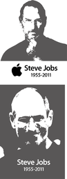 Steve Jobs Steve Jobs Vector blanco y negro