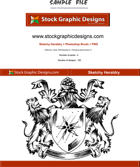 Sketchy Heraldry Crest Sketchy Heraldry Crest