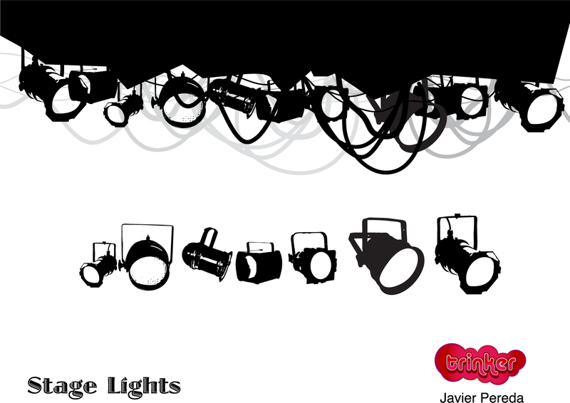 Stage Lights - Vector download
