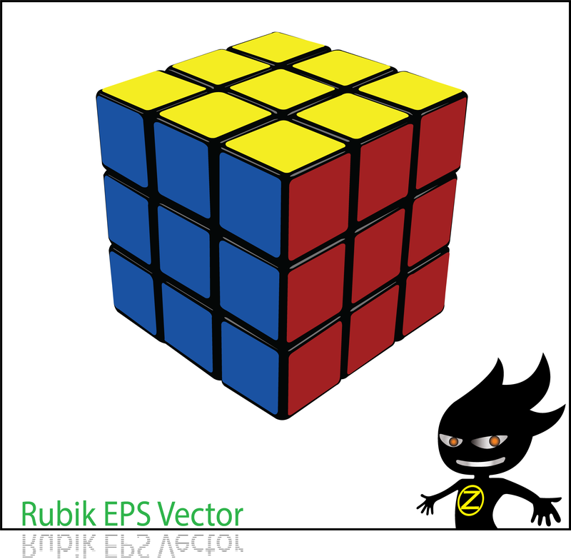 Download 3D Rubik's cube - Vector download
