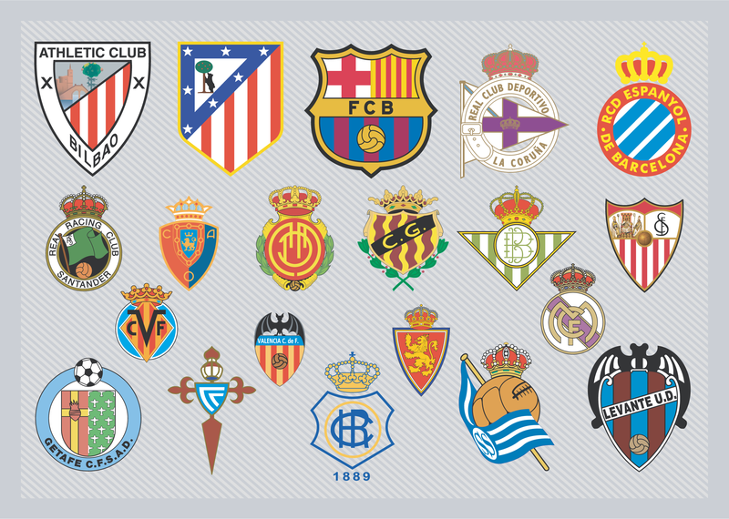 Spanish Football Team Logos Spanish Football Team Logos