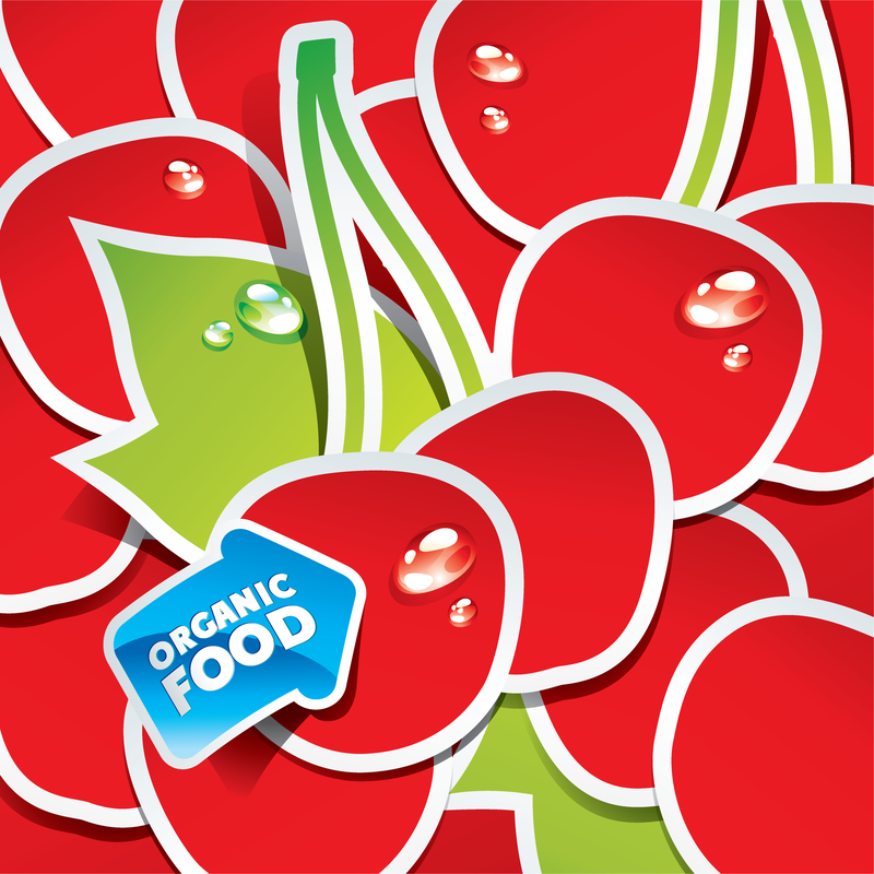 Adesivos de frutas adoráveis