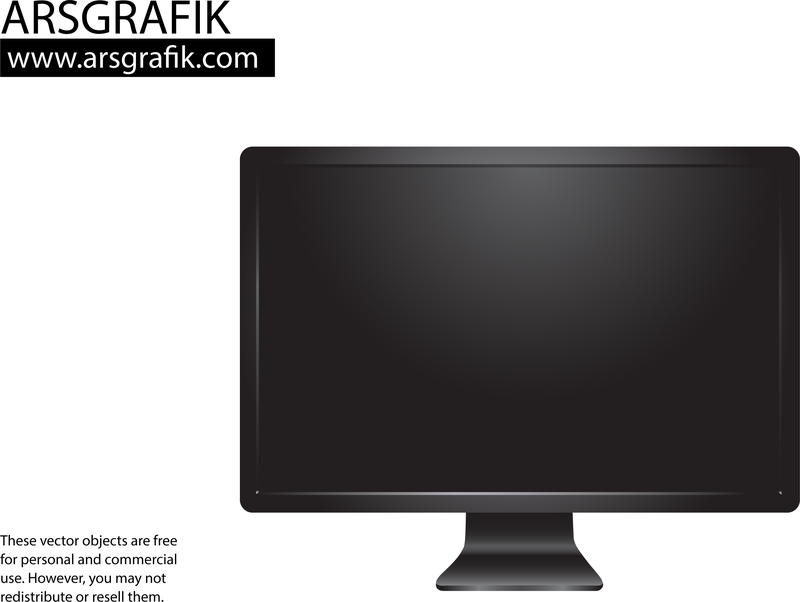 Desktop Monitor Vektor