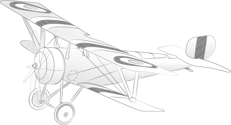 Ilustração vetorial de avião