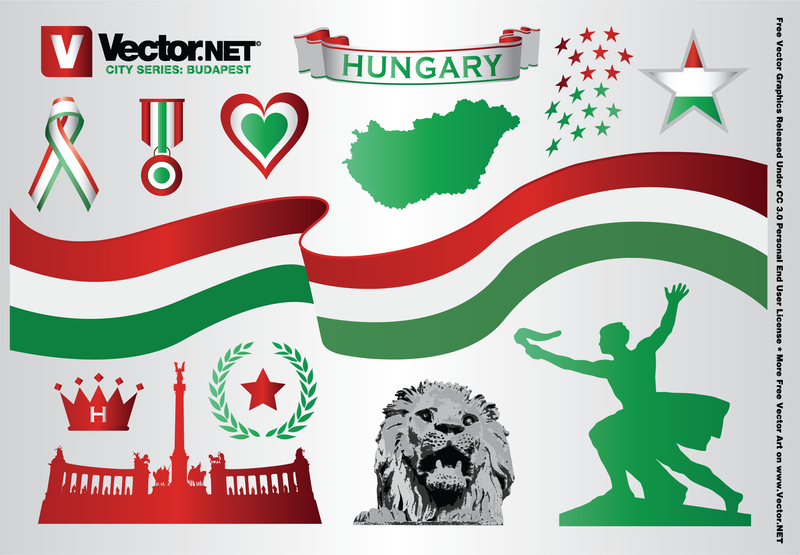 Gráficos vectoriales de Budapest Hungría
