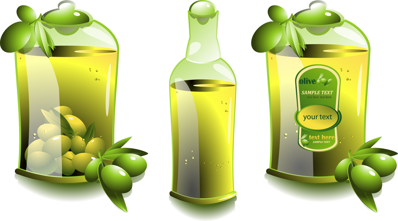 Vektor Olivenöl