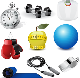 Equipamentos Desportivos 02 Vector