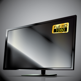 TV und Monitor 03 Vektor