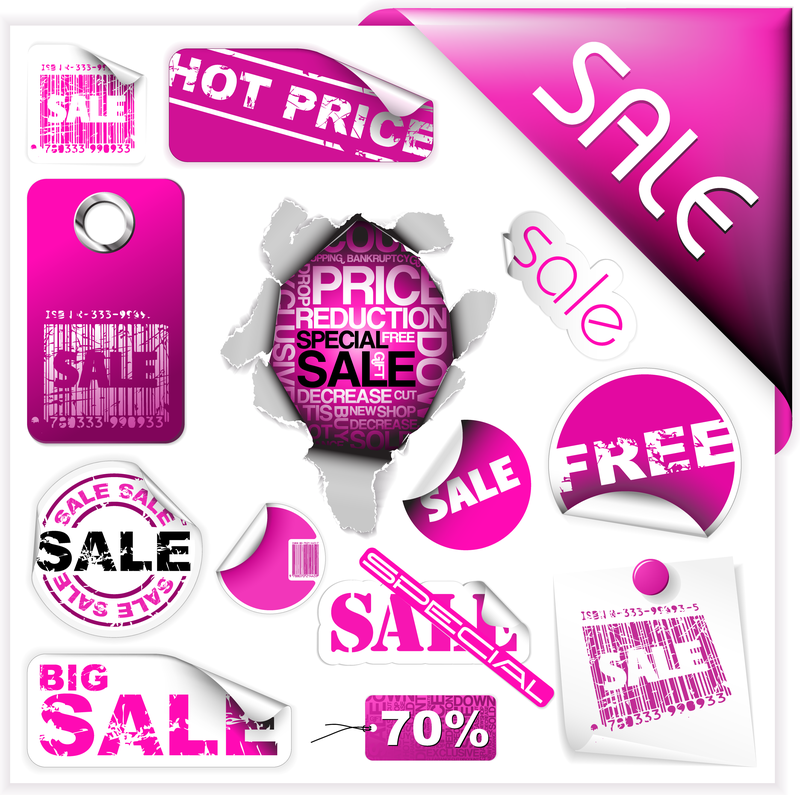 Purple Discount Sales Vector Vector Download