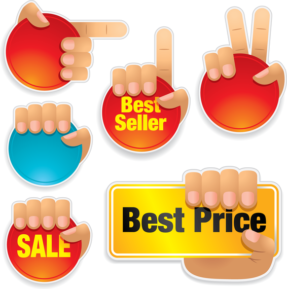 Sales Gesture Vector Sales Gesture Vector