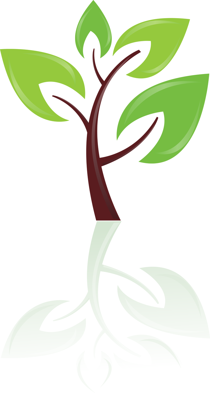 Green Tree Design Element Vector download