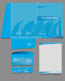 Vector de plantilla de Enterprise Vi 04