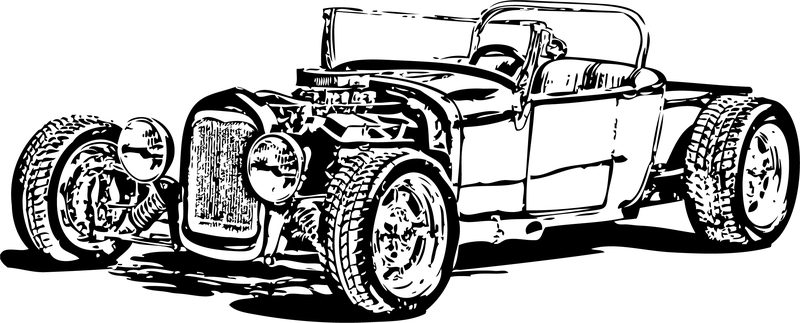 Free Model T Hot Rod Vector - Vector download