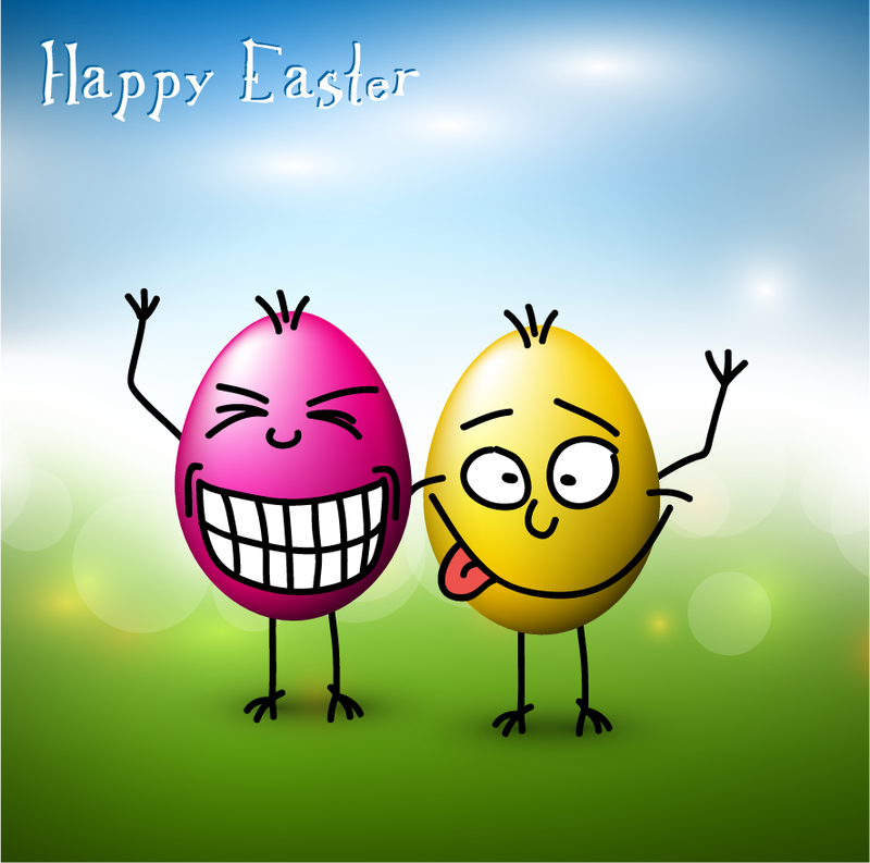 Funny Eggs 02 Vector Vector download