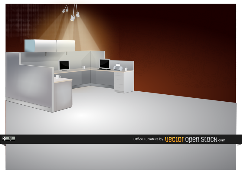 Office Furniture 2 - Vector download