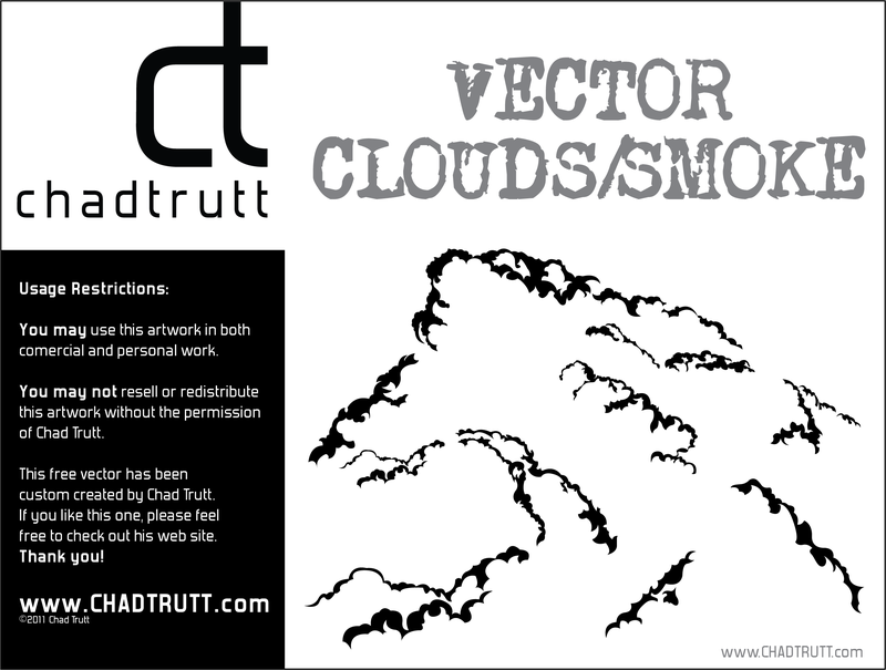Vektorwolken rauchen