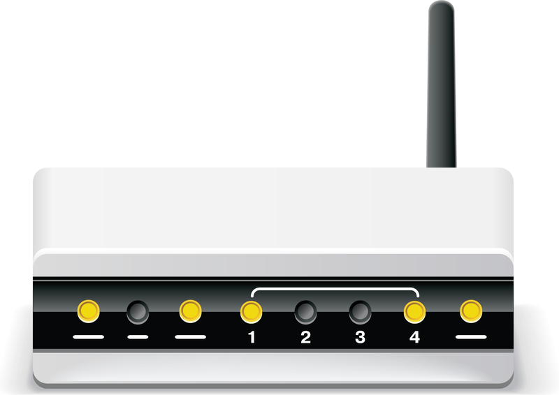 Wireless Adsl Modem Router Vektor