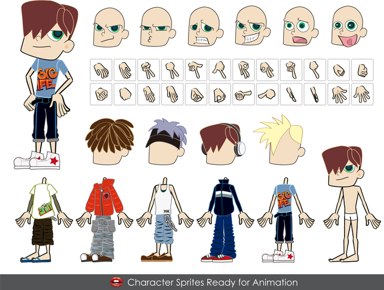 Download Vector Male Vector Characters Ai Eps Formats Vectorpicker