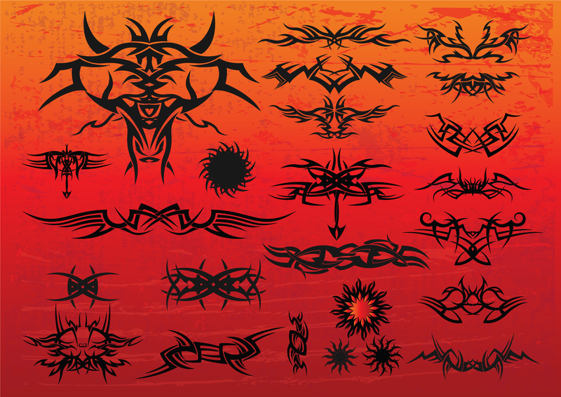 Vectores tribales libres del tatuaje